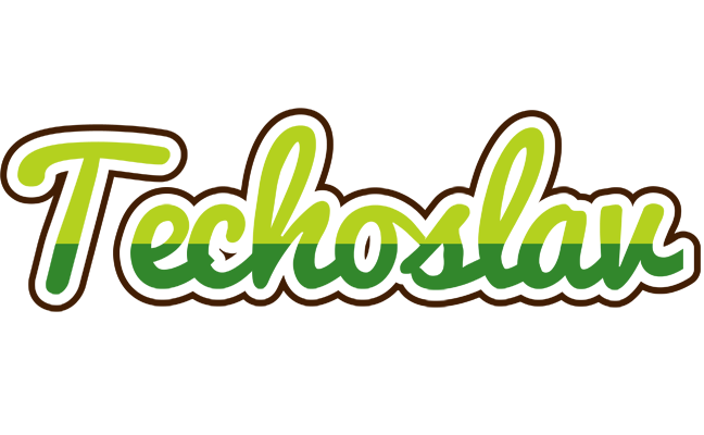 Techoslav golfing logo
