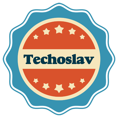 Techoslav labels logo