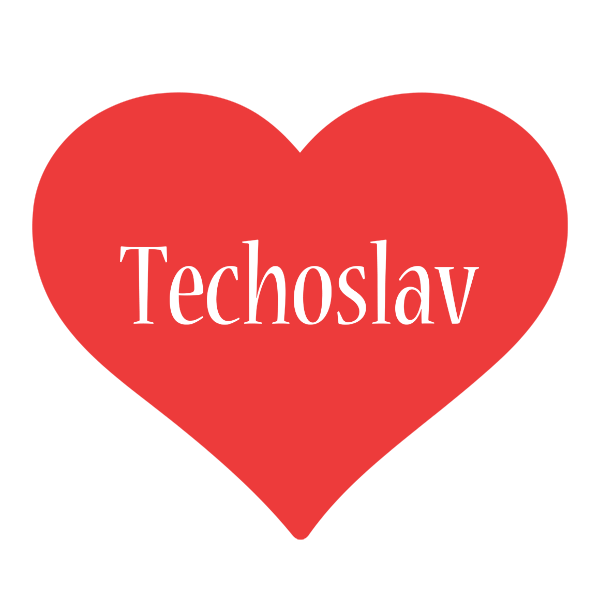 Techoslav love logo