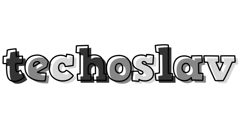 Techoslav night logo