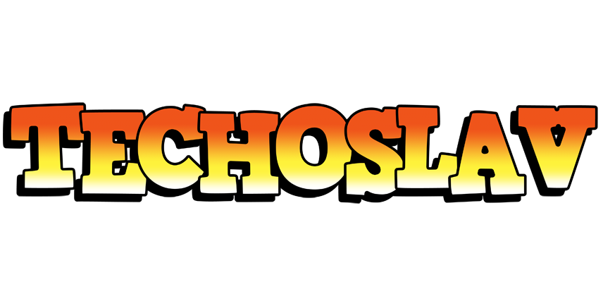 Techoslav sunset logo