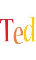 Ted birthday logo
