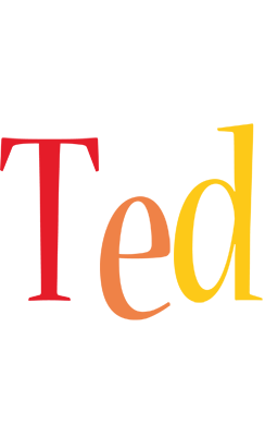 Ted birthday logo