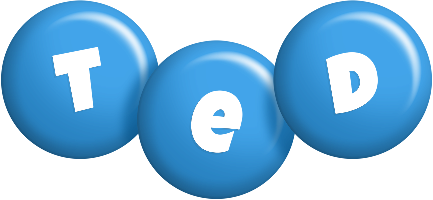 Ted candy-blue logo