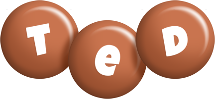 Ted candy-brown logo