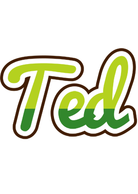 Ted golfing logo