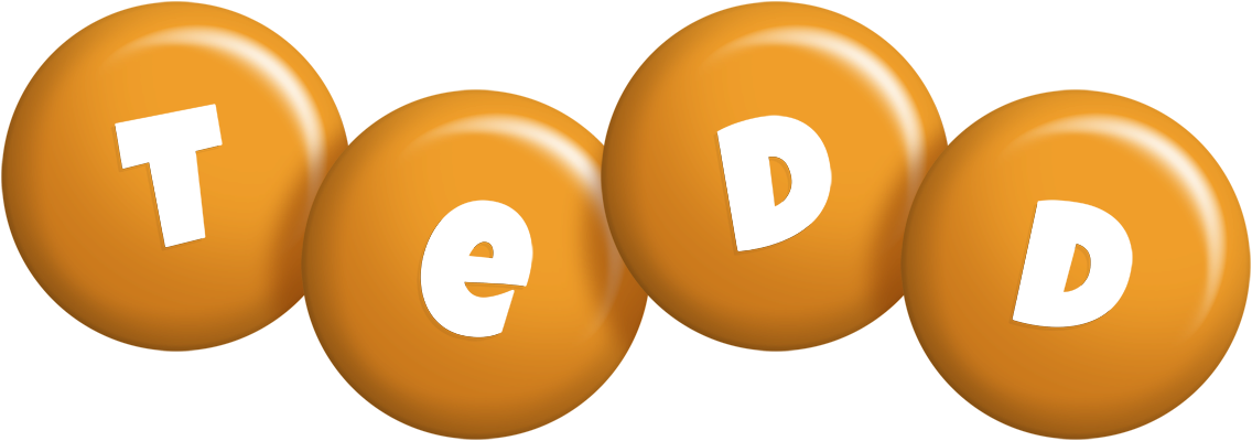 Tedd candy-orange logo