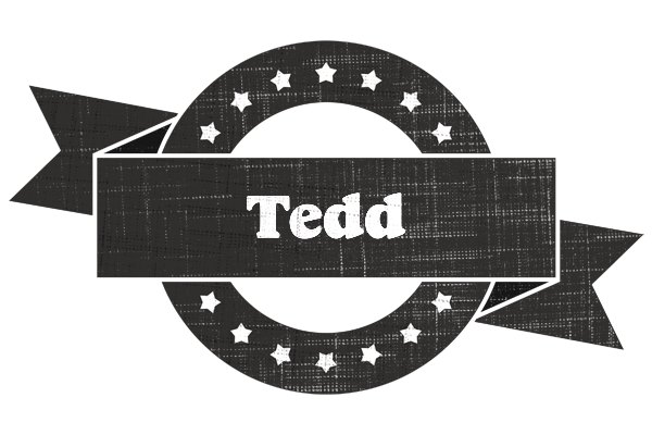 Tedd grunge logo