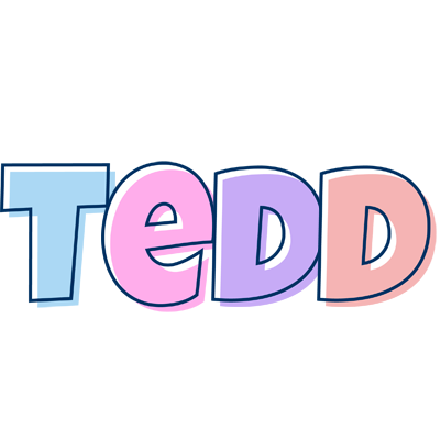 Tedd pastel logo