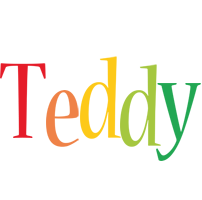Teddy birthday logo