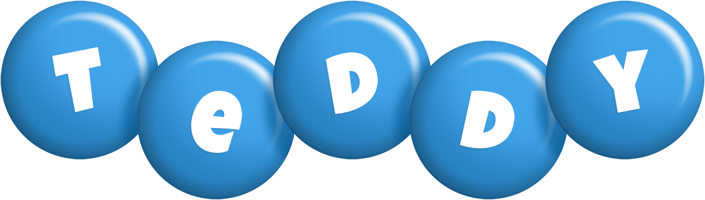 Teddy candy-blue logo