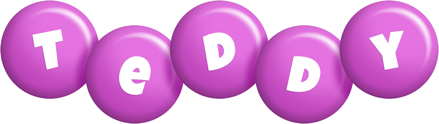 Teddy candy-purple logo
