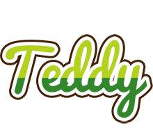 Teddy golfing logo