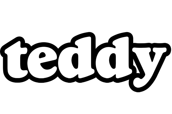 Teddy panda logo