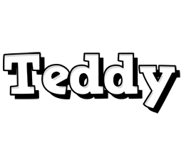 Teddy snowing logo