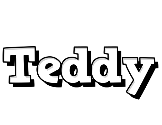 Teddy snowing logo