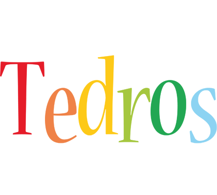 Tedros birthday logo