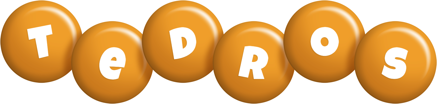 Tedros candy-orange logo