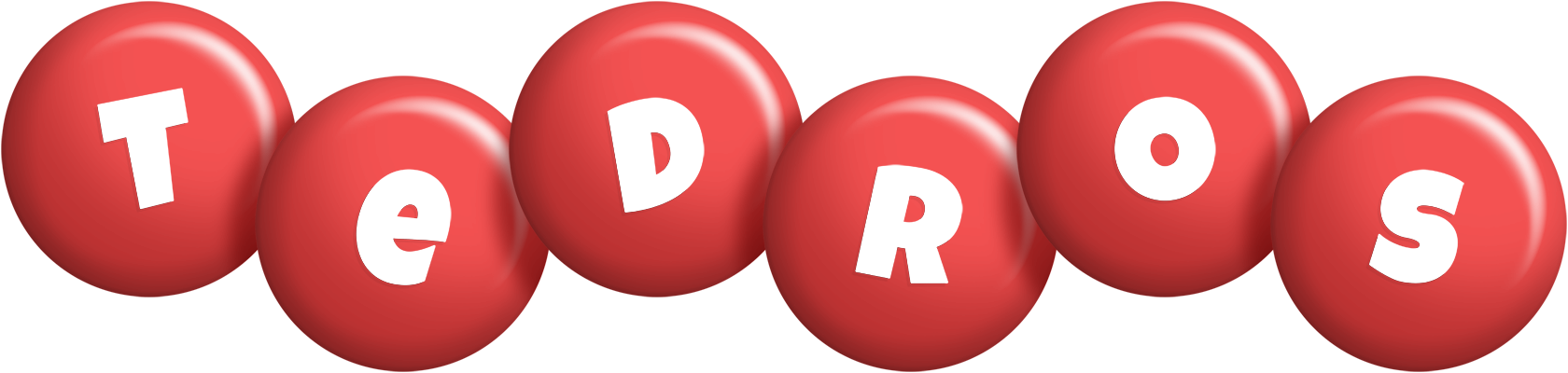 Tedros candy-red logo