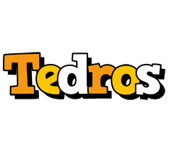 Tedros cartoon logo