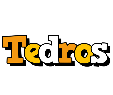 Tedros cartoon logo