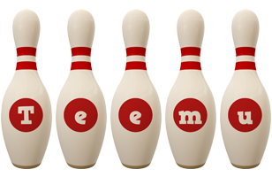 Teemu bowling-pin logo