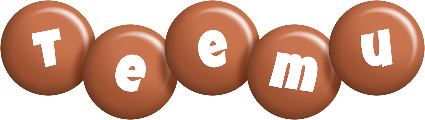 Teemu candy-brown logo