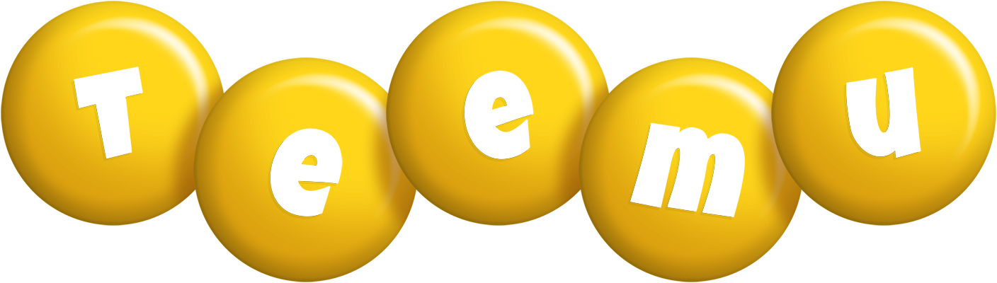 Teemu candy-yellow logo