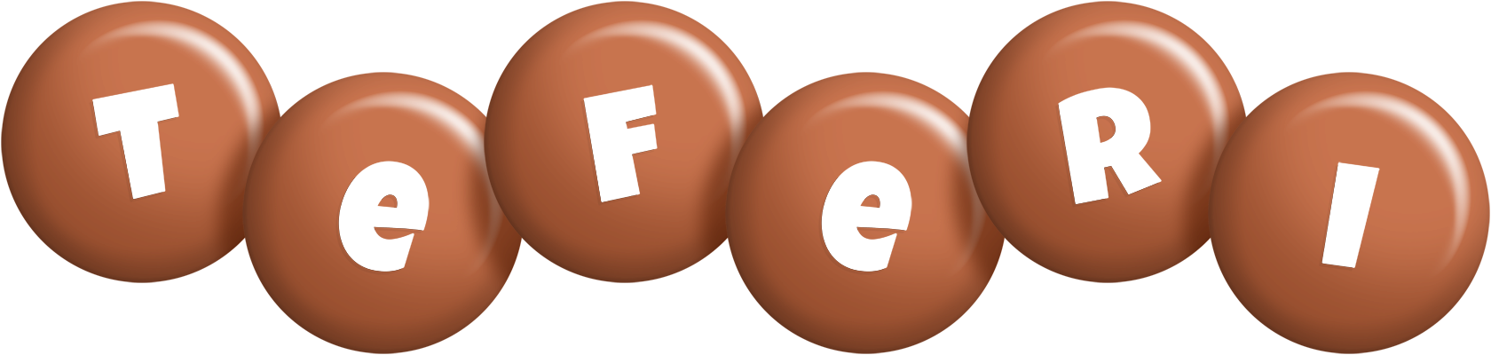 Teferi candy-brown logo