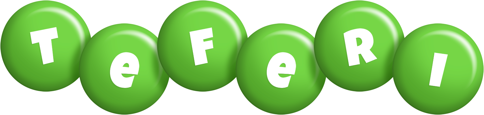 Teferi candy-green logo