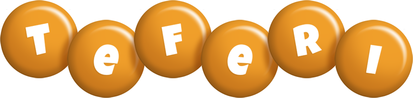 Teferi candy-orange logo