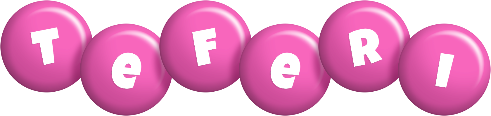 Teferi candy-pink logo