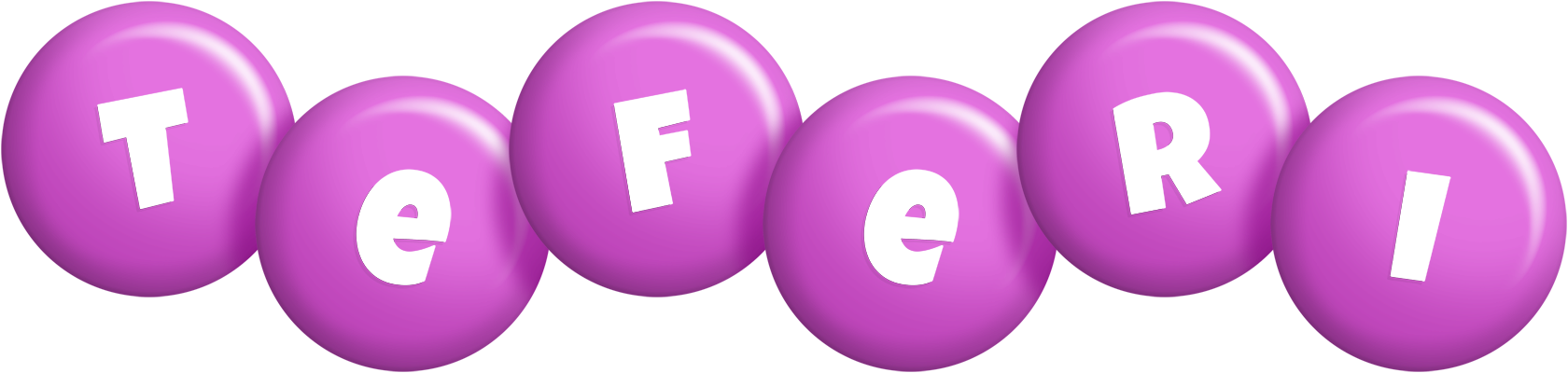 Teferi candy-purple logo