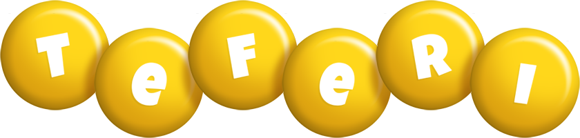 Teferi candy-yellow logo