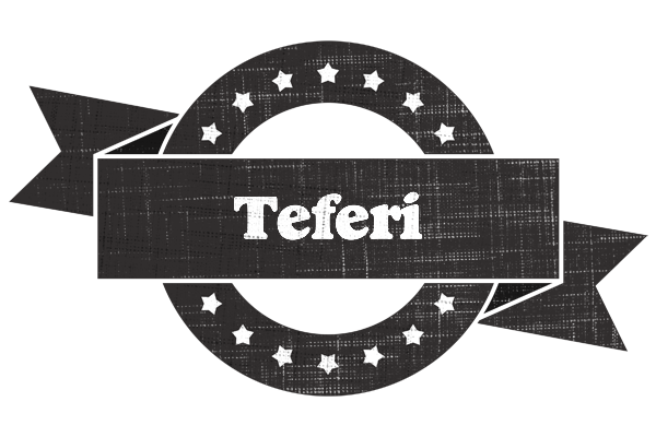 Teferi grunge logo