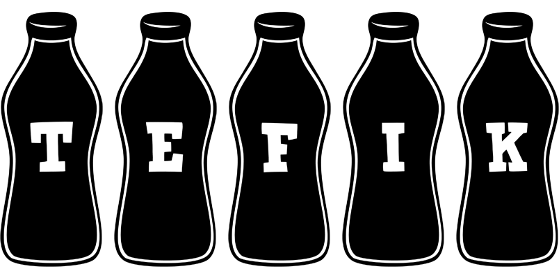 Tefik bottle logo