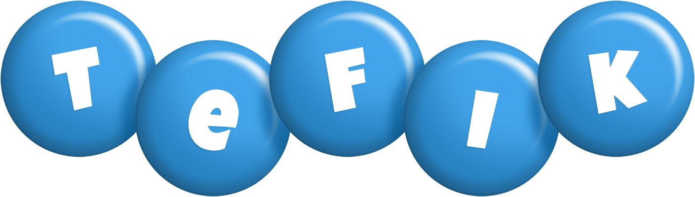 Tefik candy-blue logo