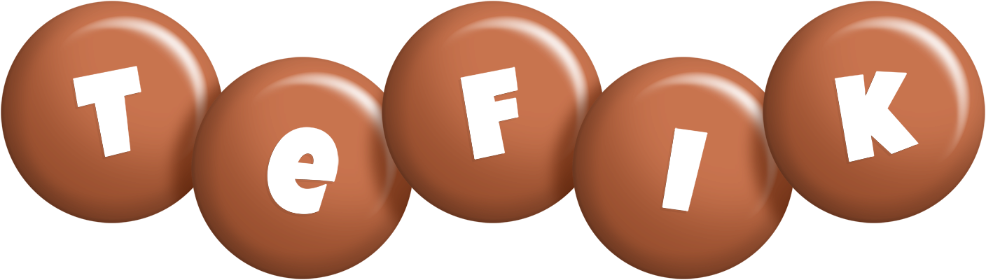 Tefik candy-brown logo