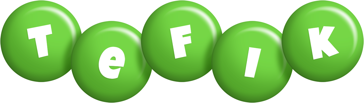 Tefik candy-green logo