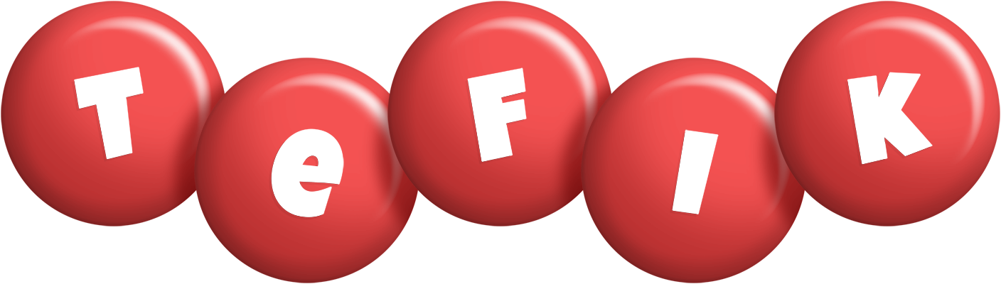 Tefik candy-red logo