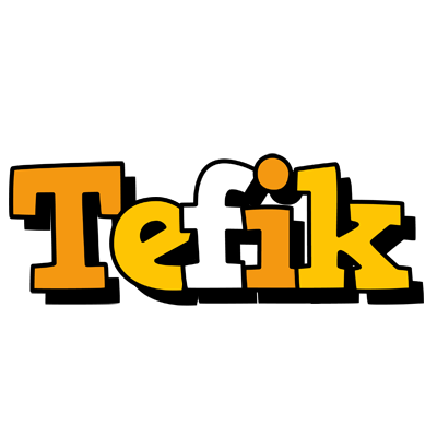 Tefik cartoon logo