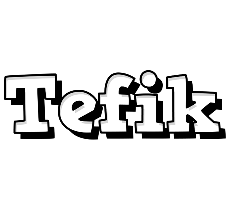 Tefik snowing logo