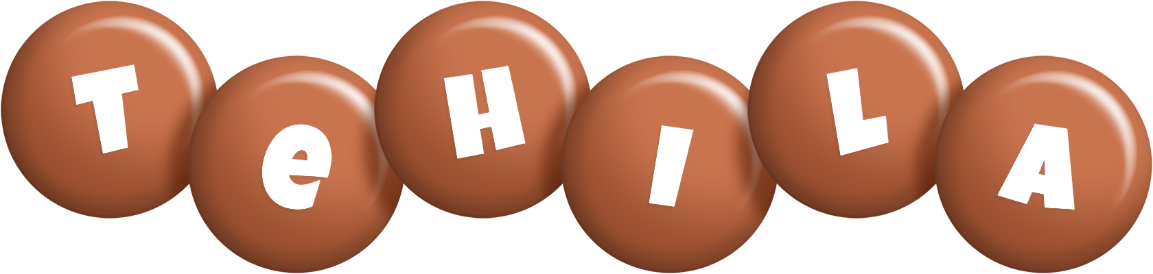 Tehila candy-brown logo