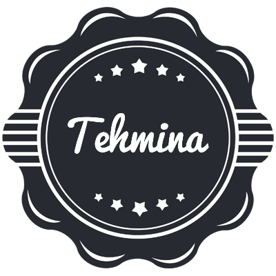Tehmina badge logo
