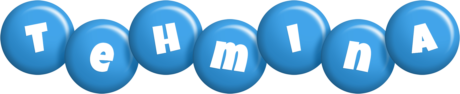 Tehmina candy-blue logo