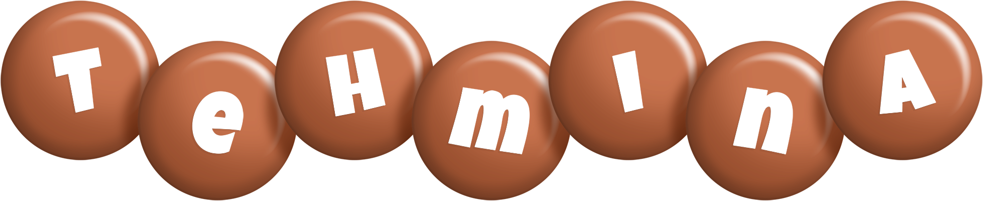 Tehmina candy-brown logo