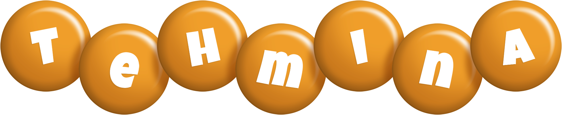 Tehmina candy-orange logo