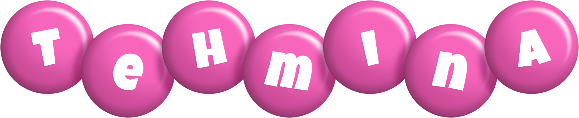 Tehmina candy-pink logo