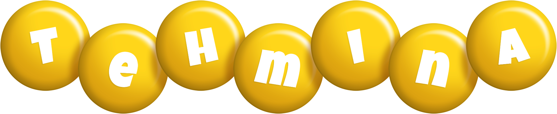 Tehmina candy-yellow logo