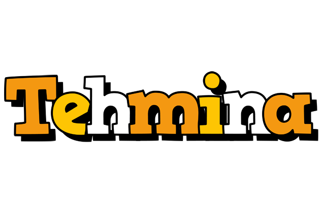 Tehmina cartoon logo